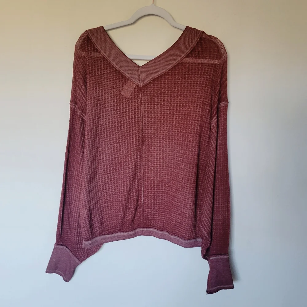 Free People We the Free South Side Thermal‎ Topin Cinnamon